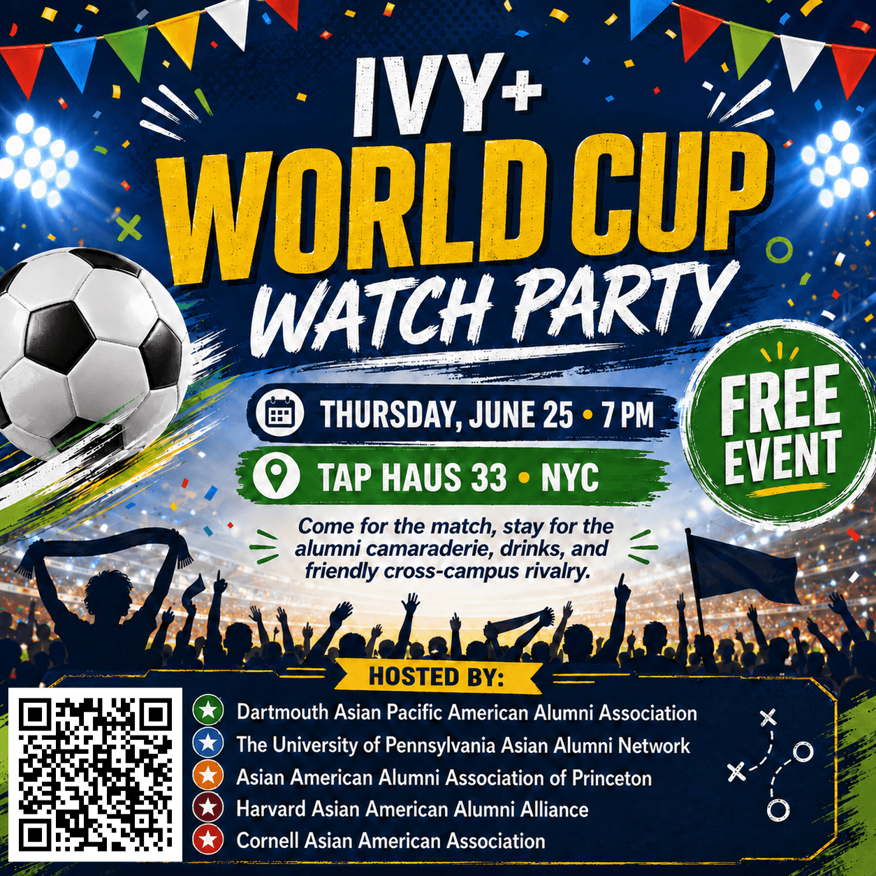 Ivy+ World Cup Watch Party