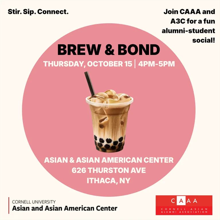 CAAA and A3C Alumni-Student Boba Social